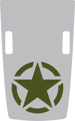 2018-2023 Wrangler JL JLU / Gladiator JT Rubicon Hood Decal Graphic graphic design style 11 image.